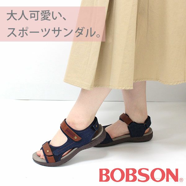 レディース スポーツサンダル Bobson Bow 9006 公式 靴のニシムラ本店